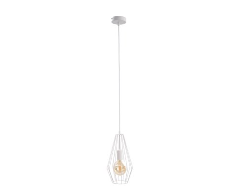 Lampa wisząca 1xE27 LEX WHITE