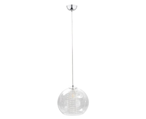 Lampa wisząca 1xE27 LOOM SILVER