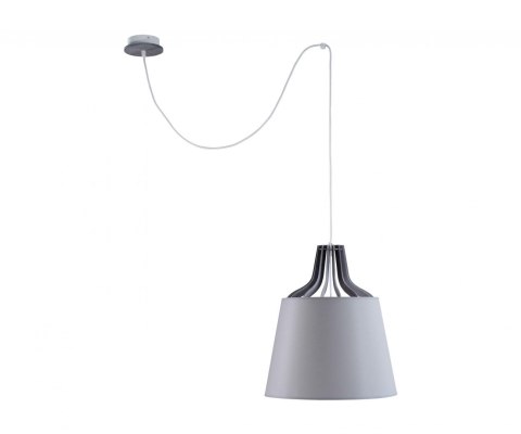 Lampa wisząca 1xE27 LUCIO GREY LONG 758