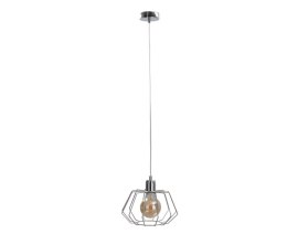 Lampa wisząca 1xE27 LUNA SILVER