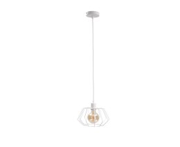 Lampa wisząca 1xE27 LUNA WHITE