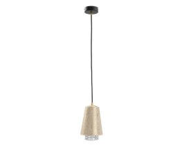 Lampa wisząca 1xE27 MOLLY CRYSTAL GOLD