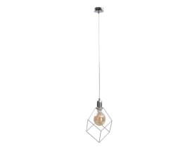 Lampa wisząca 1xE27 RUBEN SILVER