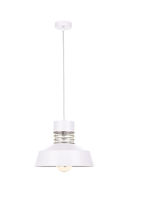 Lampa wisząca 1xE27 TITANIUM GOLD/WHITE