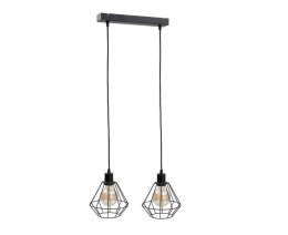 Lampa wisząca 2xE27 FOSKAL BLACK