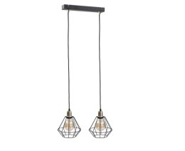 Lampa wisząca 2xE27 FOSKAL GOLD