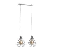 Lampa wisząca 2xE27 FOSKAL SILVER