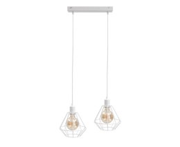 Lampa wisząca 2xE27 FOSKAL WHITE