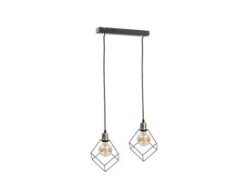 Lampa wisząca 2xE27 RUBEN GOLD