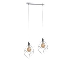 Lampa wisząca 2xE27 RUBEN SILVER