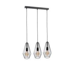 Lampa wisząca 3xE27 LEX BLACK