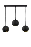 Lampa wisząca 3xE27 MALAGA BLACK