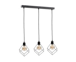 Lampa wisząca 3xE27 RUBEN BLACK