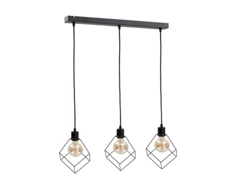 Lampa wisząca 3xE27 RUBEN BLACK