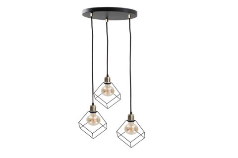 Lampa wisząca 3xE27 RUBEN GOLD