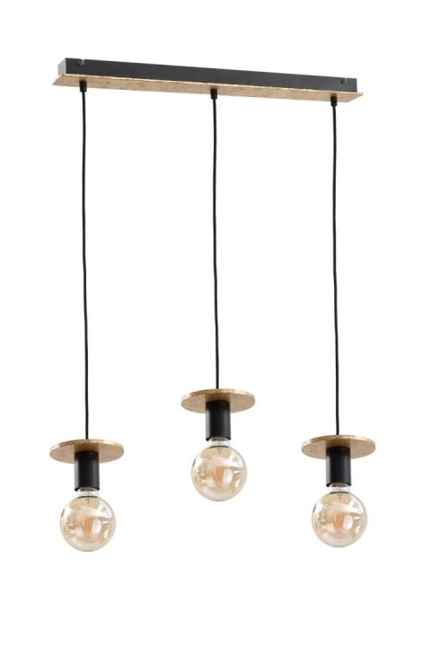 Lampa wisząca 3xE27 SATURN GOLD