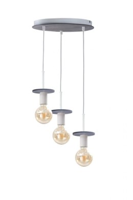 Lampa wisząca 3xE27 SATURN GREY