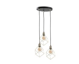 Lampa wisząca 3xE27 TAHO GOLD