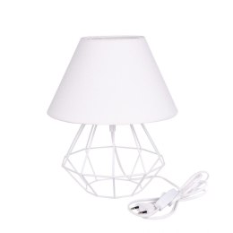 Lampka nocna 1xE27 PATI WHITE/WHITE