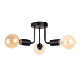 Lampa sufitowa 3xE27 LUNA BLACK