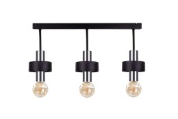 Lampa sufitowa 3xE27 UNICA BLACK/SILVER