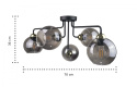 Lampa sufitowa 5xE27 COSMO BLACK/GOLD