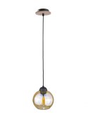 Lampa wisząca 1xE27 AMBRE WOOD