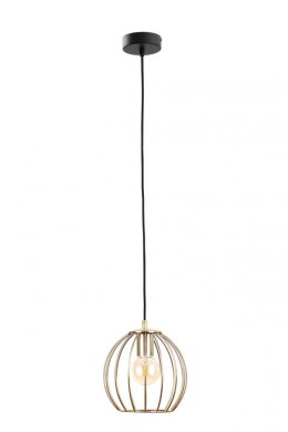 Lampa wisząca 1xE27 GLOBE BLACK/GOLD