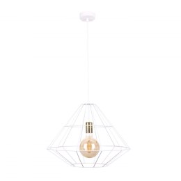 Lampa wisząca 1xE27 KIRA GOLD/WHITE