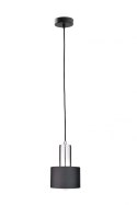 Lampa wisząca 1xE27 LUCE BLACK SILVER