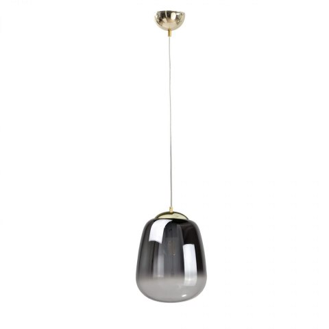 Lampa wisząca 1xE27 SMOKY BLACK/GOLD