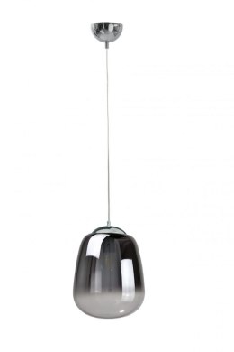 Lampa wisząca 1xE27 SMOKY BLACK/SILVER