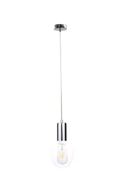 Lampa wisząca 1xE27 VERRE SILVER