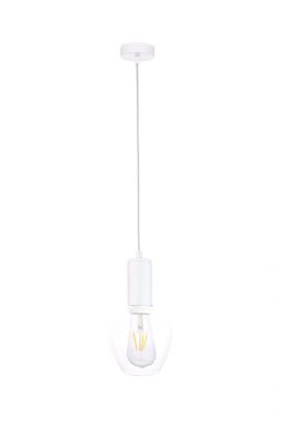 Lampa wisząca 1xE27 VERRE WHITE