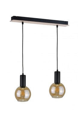 Lampa wisząca 2xE27 JANTAR WOOD