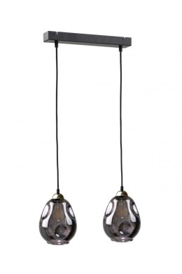 Lampa wisząca 2xE27 LOKI BLACK/GOLD