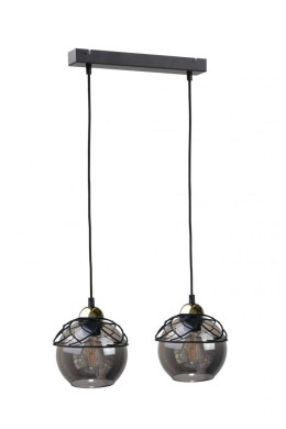 Lampa wisząca 2xE27 MERA BLACK/GOLD