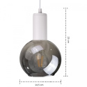 Lampa wisząca 2xE27 SUPRA WHITE