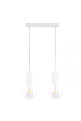 Lampa wisząca 2xE27 VERRE WHITE