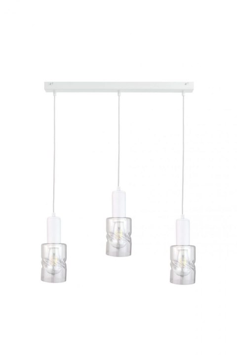 Lampa wisząca 3xE27 CROSS WHITE