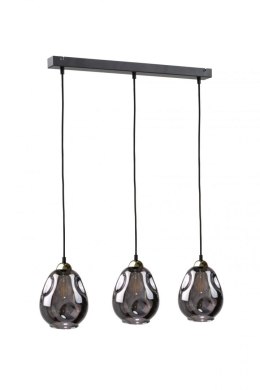 Lampa wisząca 3xE27 LOKI BLACK/GOLD