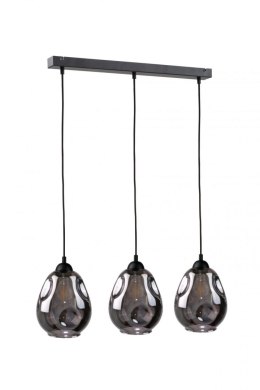 Lampa wisząca 3xE27 LOKI BLACK