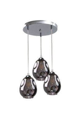 Lampa wisząca 3xE27 LOKI SILVER