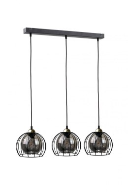 Lampa wisząca 3xE27 SOLO BLACK/GOLD