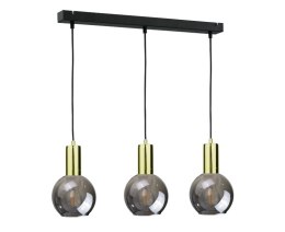 Lampa wisząca 3xE27 SUPRA BLACK/GOLD