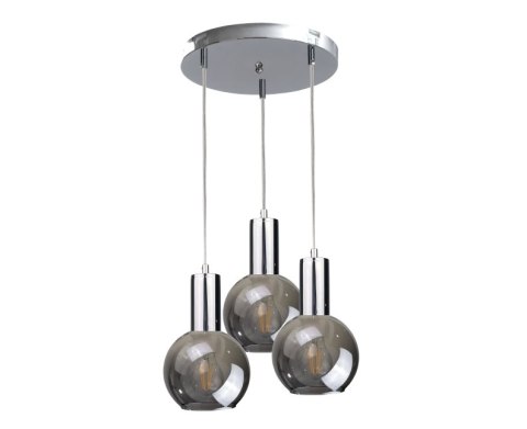 Lampa wisząca 3xE27 SUPRA SILVER