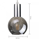 Lampa wisząca 3xE27 SUPRA SILVER