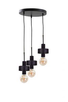 Lampa wisząca 3xE27 UNICA BLACK