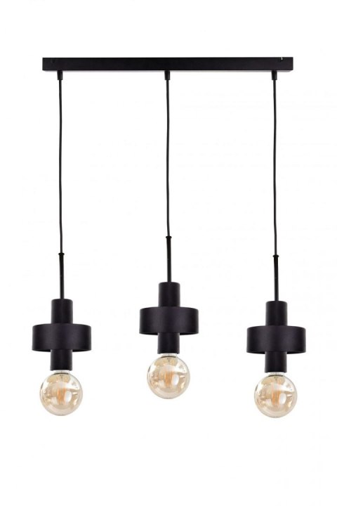 Lampa wisząca 3xE27 UNICA BLACK