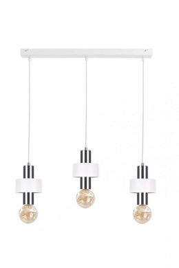 Lampa wisząca 3xE27 UNICA WHITE/SILVER